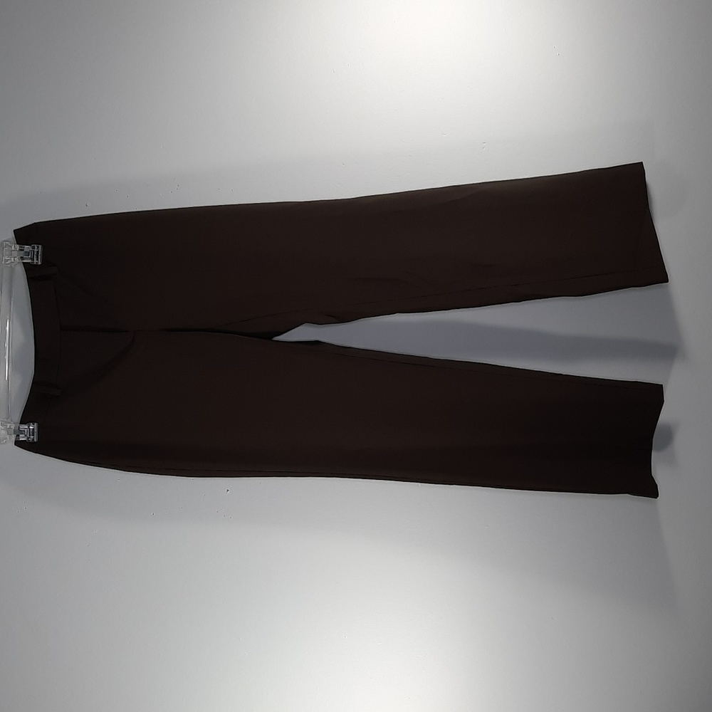 Ann Taylor Straight Leg Pants in Dark Brown
